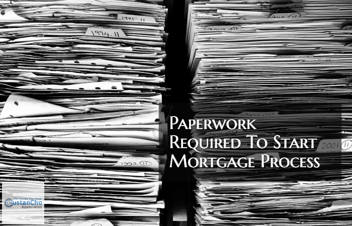 Paperwork Required For Mortgage Process